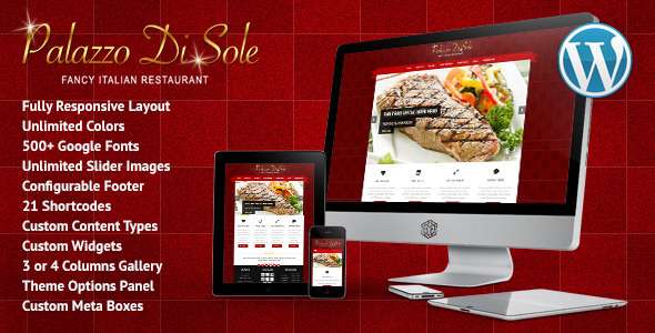 Palazzo Di Sole - Responsive Restaurant Theme - Food Retail