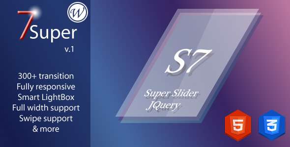 Super 7 - Responsive WordPress Image Slider Plugin - CodeCanyon Item for Sale