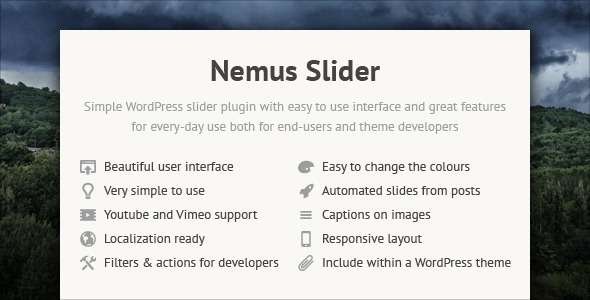 Nemus Slider - CodeCanyon Item for Sale