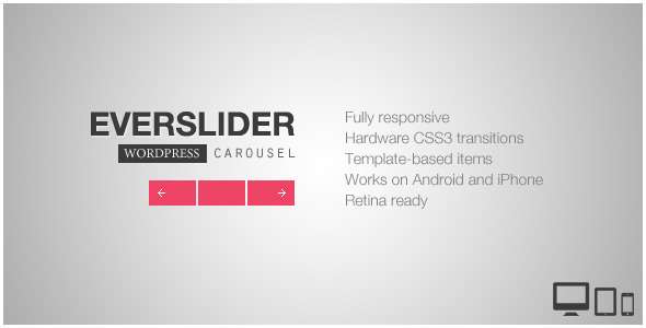 Everslider - Responsive WordPress Carousel Plugin - CodeCanyon Item for Sale