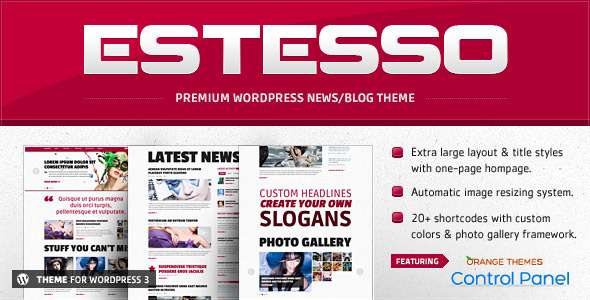 Estesso - Modern Experimental WordPress Theme - ThemeForest Item for Sale