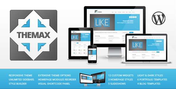 Themax Responsive WP Theme - ThemeForest Item for Sale