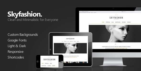 Skyfashion - Minimalist WordPress Theme - ThemeForest Item for Sale