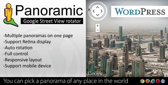 Panoramic - Google Street View Rotator for WP - CodeCanyon Item for Sale