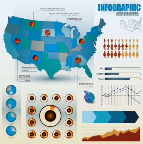 Economy Infographics Design Elements