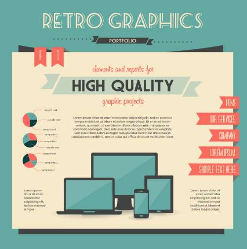 Portfolio Retro Graphics