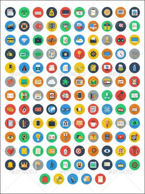 flat icons