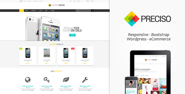 Preciso - Responsive E-Commerce Theme - WP e-Commerce eCommerce