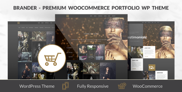 Brander - Premium WooCommerce Portfolio WP Theme - eCommerce WordPress