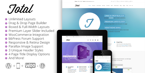 Total - Responsive Multi-Purpose WordPress Theme - Corporate WordPress