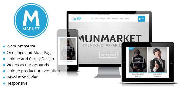 Munmarket - A One and Multi Page Ecommerce Theme - WooCommerce eCommerce