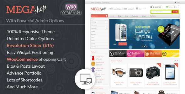 Mega Shop - WooCommerce Responsive Theme - WooCommerce eCommerce