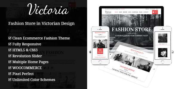 Victoria - Fashion WooCommerce WordPress Theme - WooCommerce eCommerce