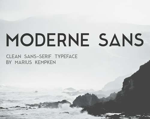 Moderne Sans Font