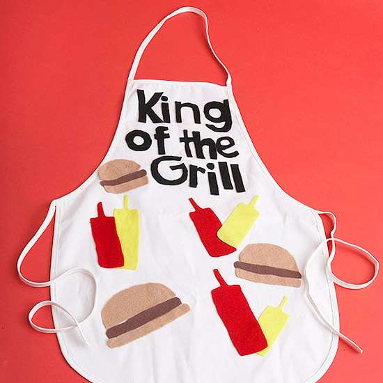 'King of the Grill' Apron for Dad