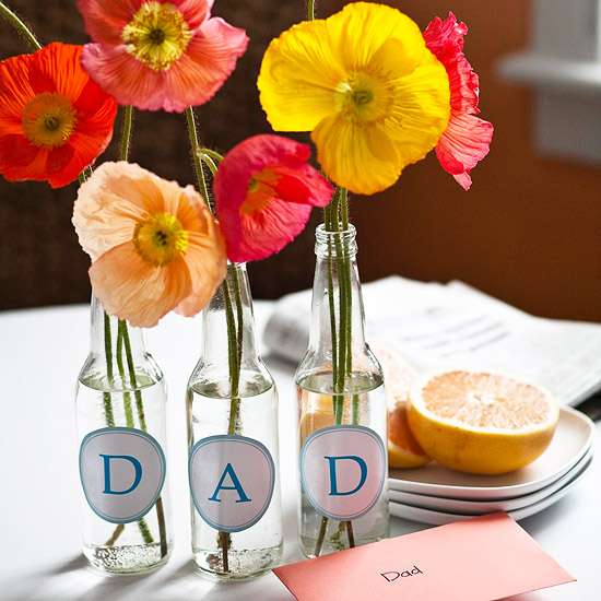 Dad Flower Vases