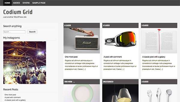 Codium grid new free wordpress themes