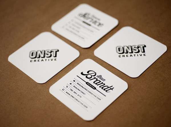 Embossed Business Cards