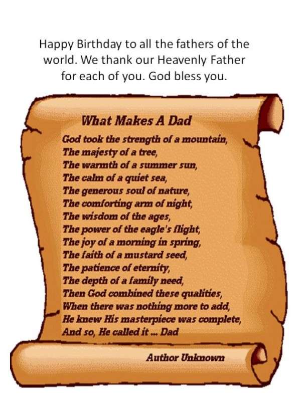 inspiring collection of fathers day poems 2014