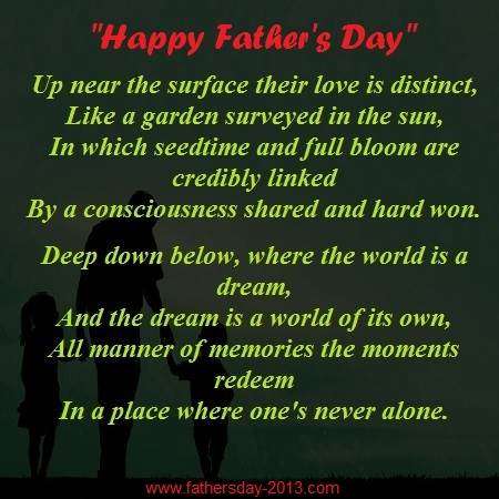 Inspiring Collection of Father's Day Poems 2014 : Freakify.com