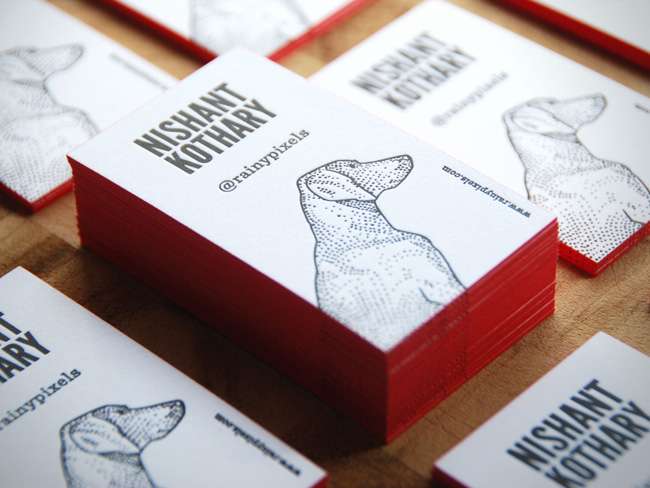 Letterpress Business Cards