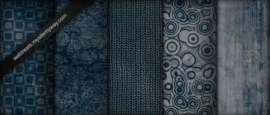 Blue Grunge Patterns