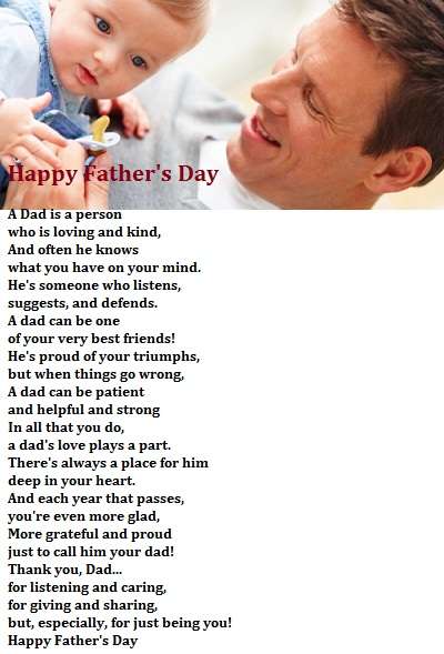 Inspiring Collection of Father's Day Poems 2014 : Freakify.com