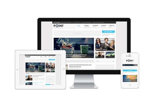 Point New Free WordPress Themes 2014