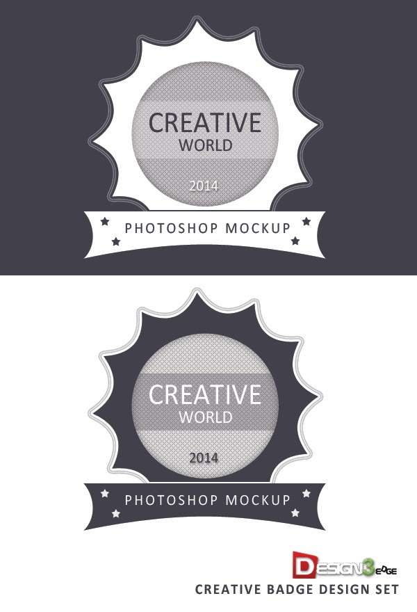 Creative Badge Design Set