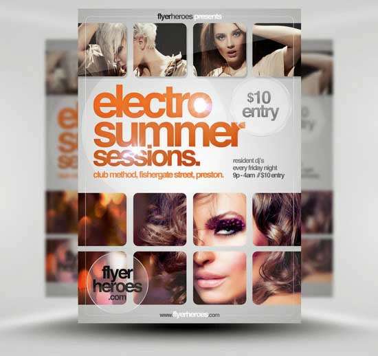 Free-Electro-Summer-Flyer-Template