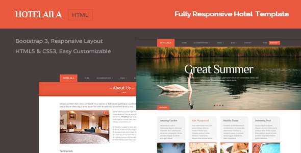 Hotelaila - Responsive Hotel Template