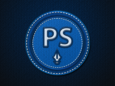 Photoshop Badge PSD File