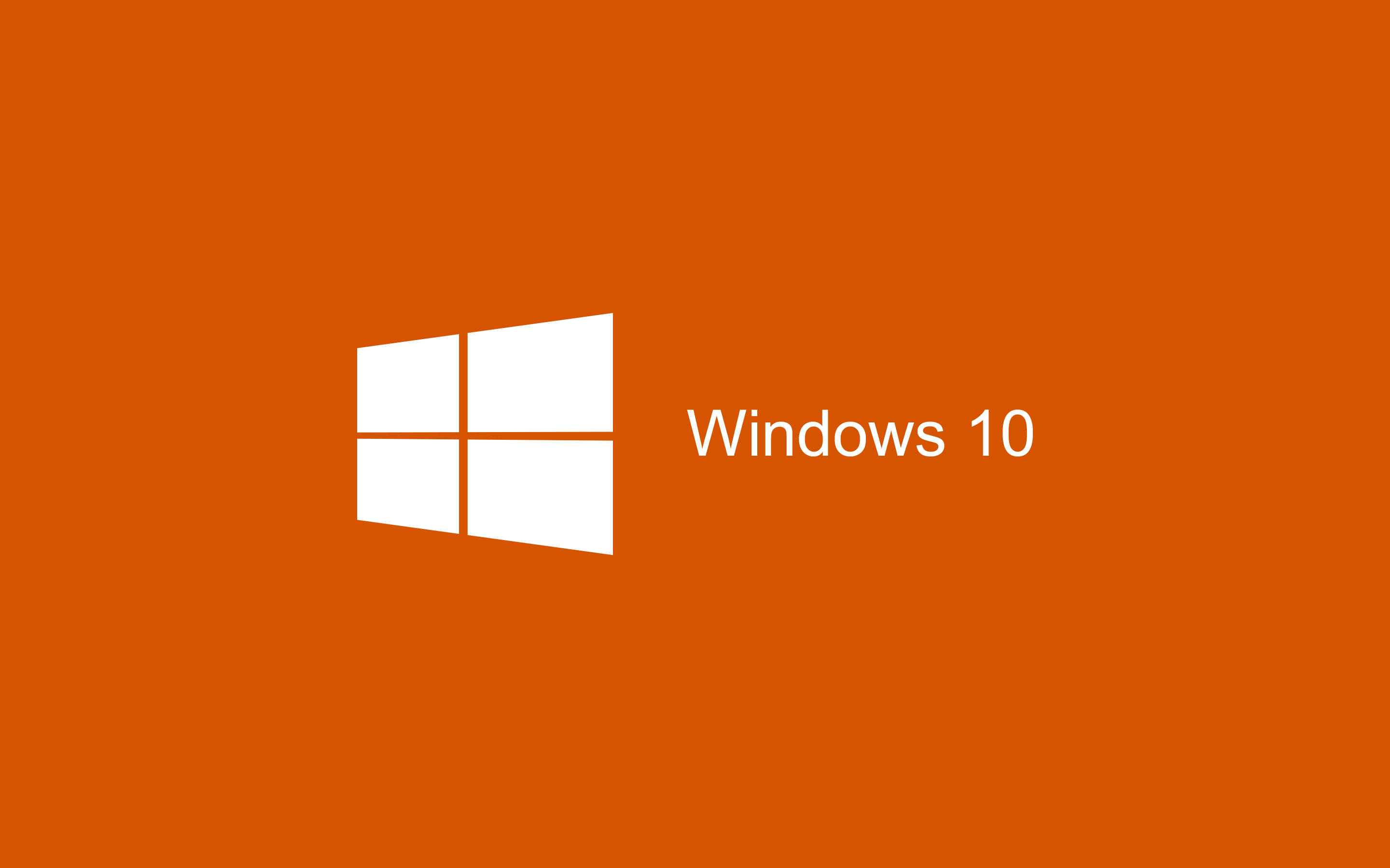 Fonds Decran Microsoft Windows 10 Logo Fond Orange 1920x1080 Full Hd Images