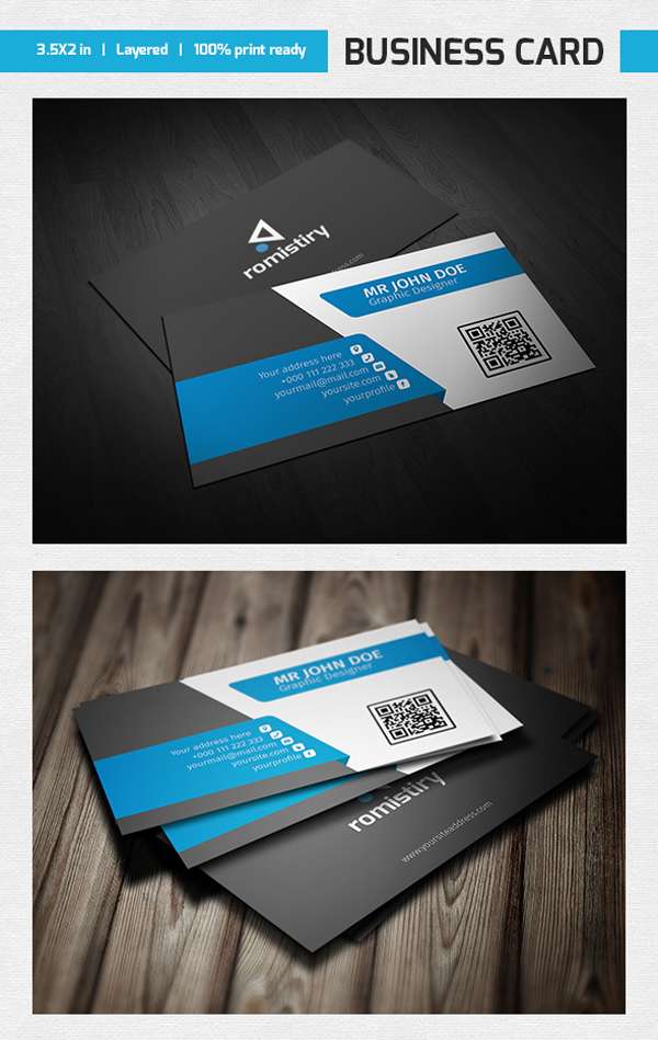 Free Corporate Business Card Template